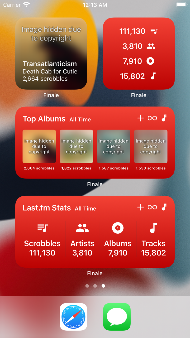 Publisher screenshot of Last.fm with a scrobbler